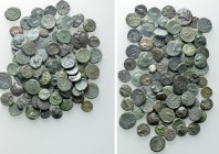 Circa 100 Greek Coins.