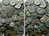 Circa 100 Roman and Greek Coins.