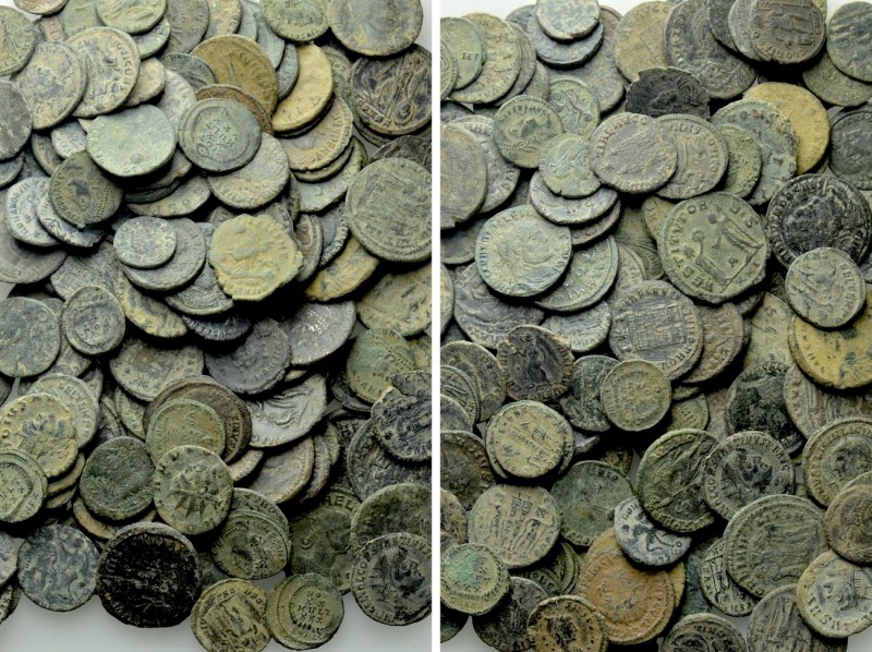 Circa 150 Roman Coins. 

Obv: .
Rev: .

. 

Condition: See picture.

We...