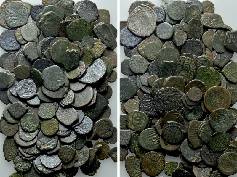 Circa 160 Ottoman Coins / Mangir. 

Obv: .
Rev: .

. 

Condition: See pic...
