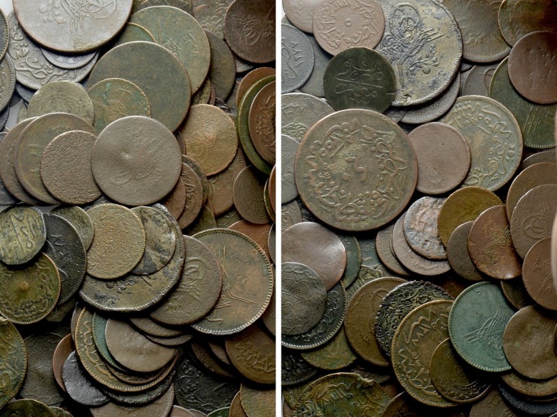 Circa 160 Coins of the Ottoman Empire. 

Obv: .
Rev: .

. 

Condition: Se...