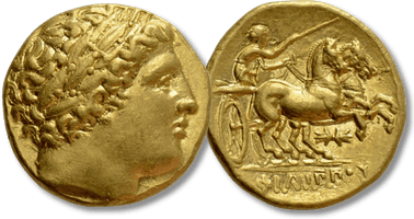 Lot 213. KINGS OF MACEDON. Philip II (359-336 BC). GOLD Stater. Pella.