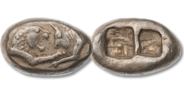 Lot 38. Kings of Lydia. Kroisos. AR Stater, 564/53-550/39 BC. Sardes.
