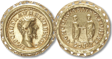 Lot 472. Lucius Verus, 161-169 AD. AV, Aureus. Rome.