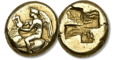 Lot 162. Mysia, Kyzikos. EL Hekte. Circa 450-330 BC.