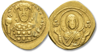 Lot 677. Constantine X Ducas, AD 1059-1067. AV, Tetarteron Nomisma. Constantinople.