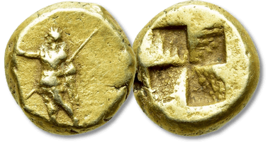 Lot 178. MYSIA. Kyzikos. EL Hekte (5th-4th centuries BC).