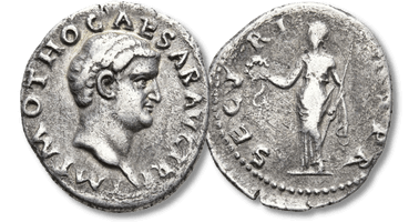 Lot 447. Otho (15 January – mid April 69) AR Denarius.