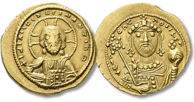 Lot 903. Constantine IX Monomachus, AD 1042-1055. AV, Tetarteron Nomisma. Constantinople.