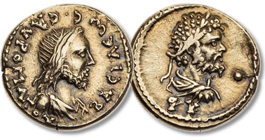 Lot 224. Bosporos, Königreich, Sauromates II., 174/5-210/1 n. Chr., mit Septimius Severus, EL-Stater, 193/194 n. Chr. (= Jahr 490).