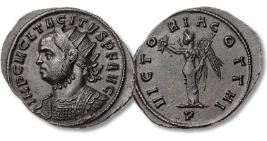 Lot 1279. Römische Kaiserzeit, Tacitus, 275-276 n. Chr., Antoninian, 276 n. Chr., Ticinum.