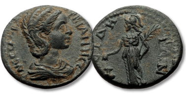 Lot 732. Pamphylia, Side AE, Orbiana (Augusta, 225-227).