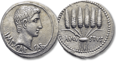 Lot 374. Augustus. (27 BC-AD 14). AR Cistophorus. Ephesus, ca. 25 BC.