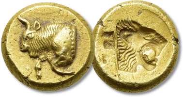 Lot 237. LESBOS. Mytilene. EL Hekte (Circa 521-478 BC).