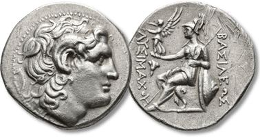 Lot 131. KINGS of THRACE. Lysimachos (305-281 BC). Sestos mint.