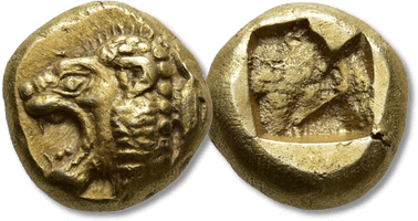 Lot 880. IONIA. Phokaia. Circa 625/0-522 BC. EL Hekte.