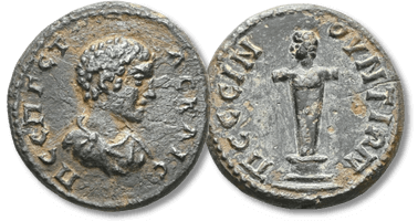 Lot 438. GALATIA , Pessinus , Geta 209-212 AE . UNPUBLISHED.