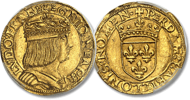 Lot 693. FRANCE / CAPÉTIENS. Naples, Louis XII (1501-1504). Ducat d’Or ND (1501-1504), Naples.