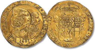 Lot 1235. Carlo Emanuele II. Reggenza della madre 1638-1648. 10 Scudi d'oro, Torino, 1641.