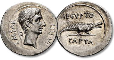 Lot 155. Octavian, 44-27 BC. Denarius.