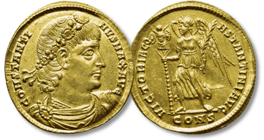 Lot 1014. CONSTANTINE I 'THE GREAT' (307/10-337). GOLD Solidus. Constantinople.