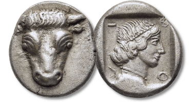 Lot 203. PHOKIS. Federal Coinage. Triobol (circa 457-446 BC).